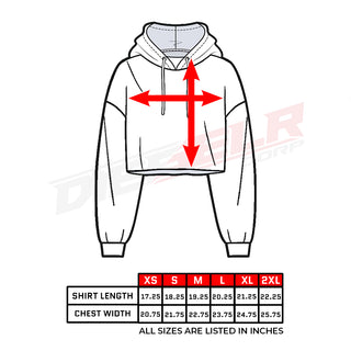 Dieselr Camo Crop Hoodie