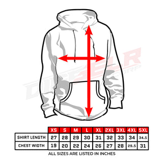 White Predator Midweight Hoodie