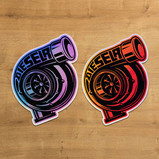 Dieselr Holographic Turbo Sticker