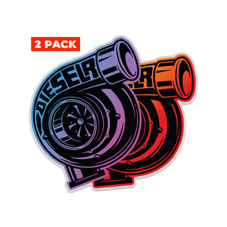 Dieselr Holographic Turbo Sticker