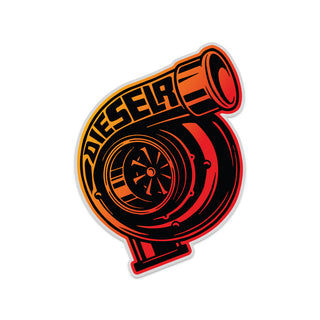Dieselr Holographic Turbo Sticker